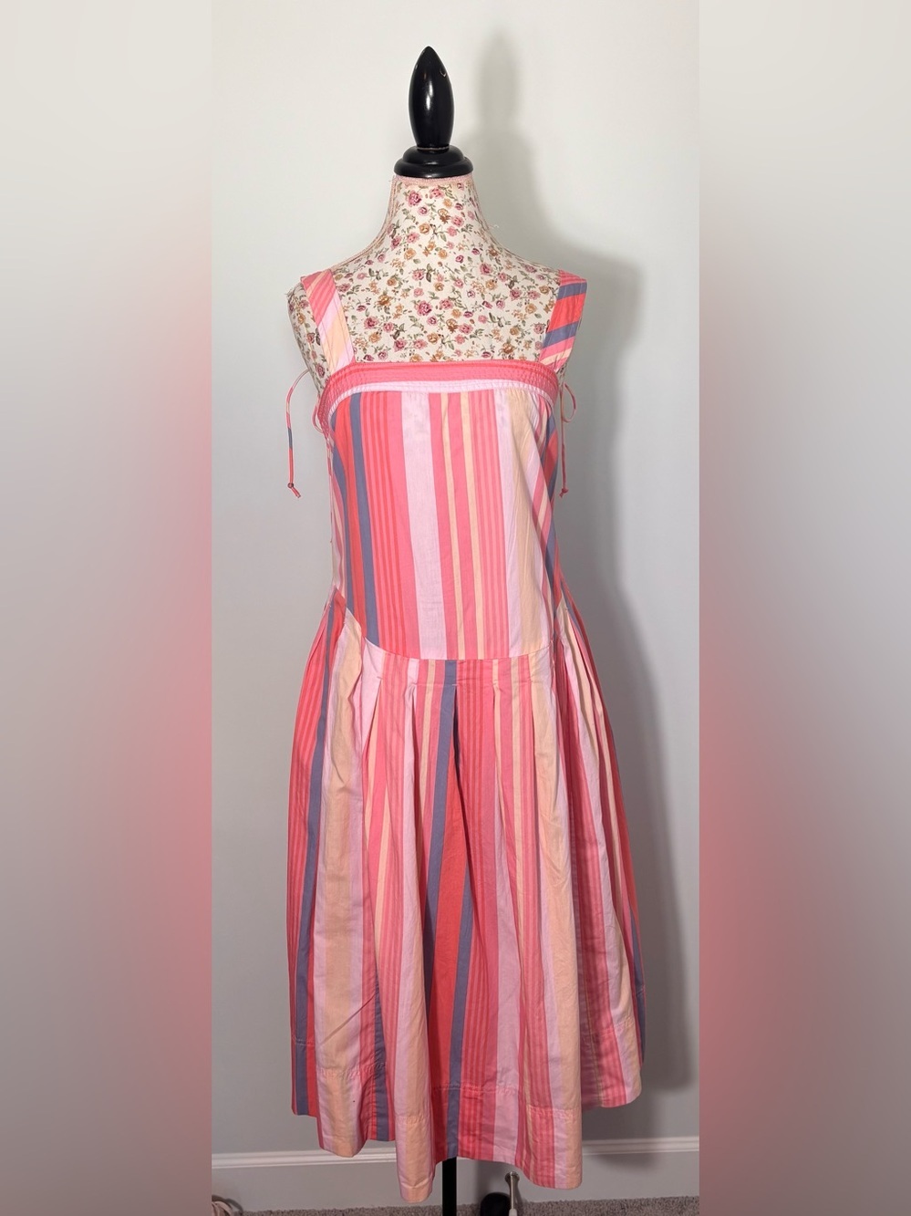 Free People Primavera Stripe Midi Dress – Strawberry Combo – Size Small – NWT - Picture 3 of 9